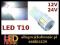 Żarówka LED T10 W5W 6 SMD 5730 10-30V migacz stop