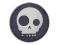 GFC - Naszywka 3D - Funny Skull - czarna