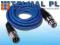 Kabel przewód mikrofonowy XLR canon 5m niebieski