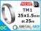 TM1 TAŚMA MONTAŻOWA CIESIELSKA ŁĄCZNIK 25x1.5 25m