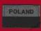 VAR FLAGA POLSKA 7,8 x 4,5 cm z POLAND ACU szara