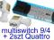 Multiswitch BLUE LINE 9/4 + 2szt Quattro opticum