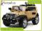 Terenowe mocne AUTO Jeep 2 x 45W + 2xakum beżowy