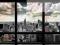 Nowy Jork - Widok przez Okno - plakat