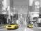 Nowy Jork Times Square yellow cab plakat 3D