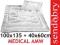 Kołdra i poduszka MEDICAL 100X135 dziecięca AMW