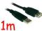 KROTKI 1m przedłuzacz USB kabel 100cm AA A-A M/F