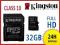 KINGSTON KARTA SDHC 32 GB PAMIĘĆ MICRO SD CLASS 10