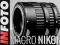 Pierscienie Makro AUTO Nikon D7000 D300s D80 D60