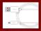 Biały NOWY Kabel MICRO USB NOKIA SAMSUNG HTC