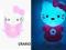 HELLO KITTY LAMPKA NOCNA LED NA BATERIE