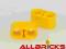 Lego Technic liftarm 1x2 żółty (43857)