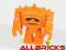 Lego Robot Chunk pomarańczowy toy010