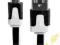 Kabel USB - micro USB płaski czarny F.VAT