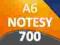 NOTESY A6 700 szt. + PROJEKT -offset- bloczki