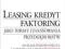 Leasing, kredyt, factoring jako formy finansowania