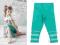 Nk Kids LEGGINSY zielone SIATECZKA 128 T536 WIOSNA