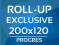 ROLL UP ROLLUP EXCLUSIVE 120x200 1440DPI LEZKA