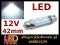 LED 2x CREE rurka 10x42 MOC 12V 24V 42mm C10W