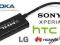 Przejściówka kabel MHL Micro USB - HDMI Xperia