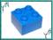 Nowe LEGO DUPLO - klocek 2x2 niebieski