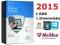 McAfee Internet Security 2015 3PC/1Rok WYS24H FVAT