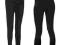 NOPPIES ciążowe legginsy bawełniane -czarne L/XL