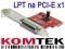 Kontroler LPT parallel db25 PCI-express PCIE x1