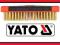 Szczotka druciana mosiądz 6 rzędów YATO YT-6347
