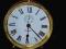 Zegar budzik 15cm mosiądz Rouser Ansonia USA 1920r