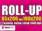 ROLL-UP ROLLUP 100x200cm 85x200 1440 DPI BLOCKOUT