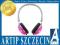4World Modne Słuchawki stereo różowe