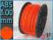Filament 3D ABS 3,00 mm 1kg Devil Design pomarańcz
