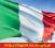 Flaga Włoska 120x75cm - flagi Włochy Włoch