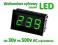 Woltomierz cyfrowy LED 30-500 V AC zielony