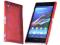 Red Rubber case Sony Xperia Z1 C6903 + folia