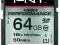 Szybka karta SD 64GB SDXC CL10 PNY UHS-1 50MB/s fv