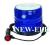 Kogut / Lampa stroboskop TTX 1025 60 led NIEBIESKI