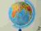 Globus 110 mm fizyczny mapa stopka plastikowa HIT