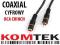 Przewód kabel CINCH coaxial RCA RCA 1,5m KRAK