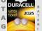 10x BATERIA DURACELL LITOWA CR 2025 3V WAŻN. 2024r