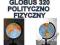 Globus 320 polityczno fizyczny podświetlany LAMPA