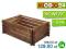 Kompostownik drewniany KM-125 brąz 43x80x120