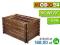 Kompostownik drewniany KMP-107 brąz 65x80x100