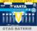 8x BATERIE VARTA HIGH ENERGY LR3 AAA R3 WAŻN.2025r