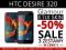 SUPER ZESTAW HTC DESIRE 320 FOLIA + SKIN ETUI