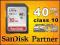 16GB SANDISK SD SDHC ULTRA HD 40MB/S CLASS 10 FV