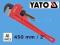 Klucz do rur, aluminiowy 450 mm YATO YT-2224