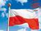 FLAGA flagi POLSKA NARODOWA TUNEL DRZEWIEC 145x90