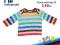 Bluzka Mothercare paski 0-3M